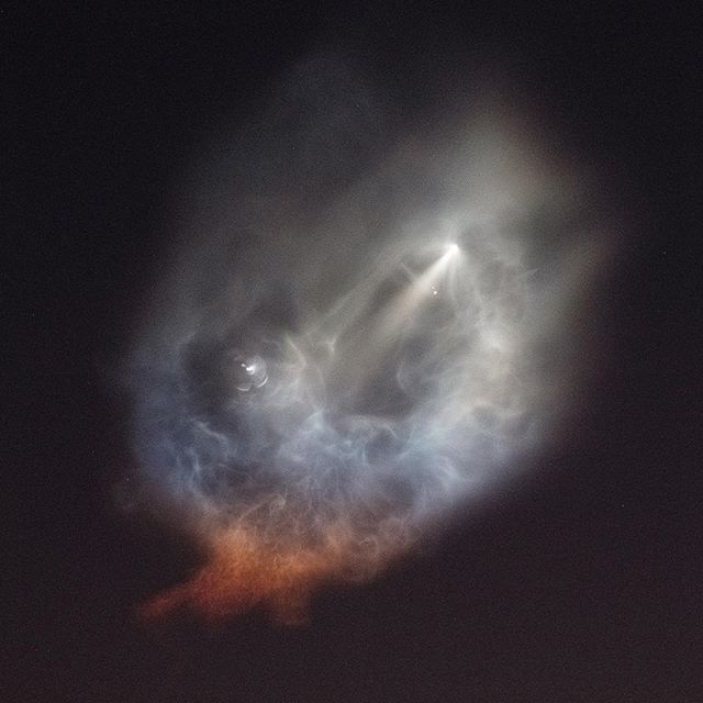 SpaceX rocket launch.
